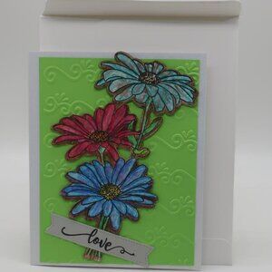 'Love' Greeting Card (Handmade) # 237